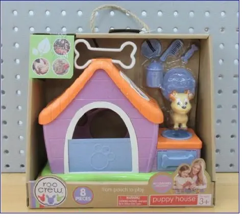 Foto dell’avviso ufficiale: Roo Crew Maison de chiot Set di giocattoli in plastica — rischio: Ostruzione delle vie aeree