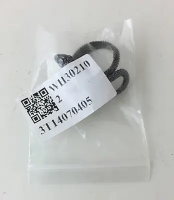 Photo from the official notice: Vintage unisex ring silver plated color snake ring — chemical risk