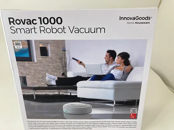 Foto aus der offiziellen Meldung: Innovagoods Rovac 1000 Smart Robot Vacuum Roboterstaubsauger — Risiko: Umwelt