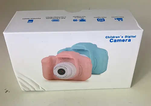 Photo de l’avis officiel: Children's digital camera Caméra pour enfants — risque: Risque chimique & Environnement (A12/00903/23)
