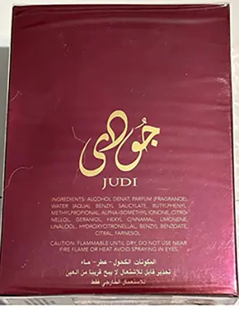 Photo de l’avis officiel: Judi Eau de parfum — risque: Risque chimique