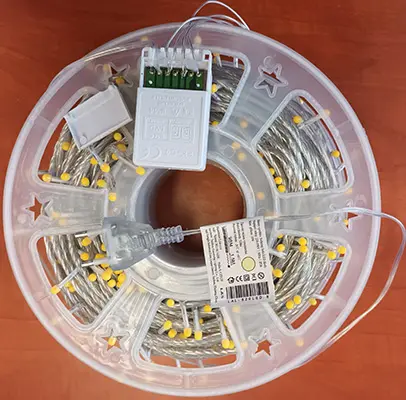 Photo de l’avis officiel: 520 LED Vánoční osvětlení Chaîne d’éclairage — risque: Choc électrique