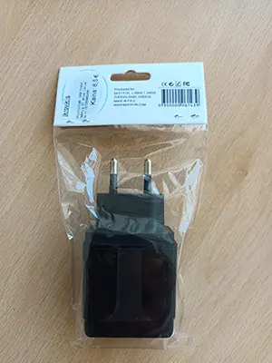 Photo de l’avis officiel: Best for ... BEST FOR Chargeur USB — risque: Choc électrique
