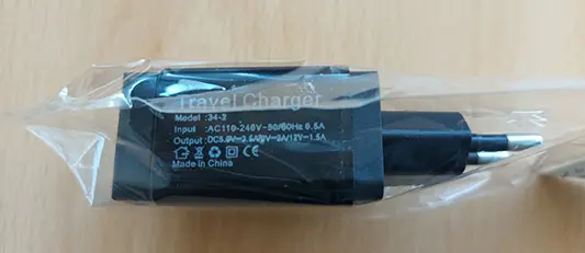 Photo de l’avis officiel: Best for ... BEST FOR Chargeur USB — risque: Choc électrique