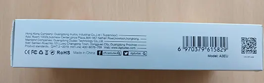 Foto do aviso oficial: Dudao DUDAO Carregador USB — risco: Choque elétrico (A12/00984/23)