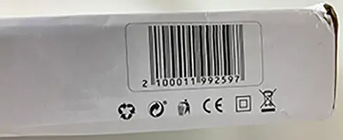 Photo from the official notice: Two In one 2-in-1 electric mosquito swatter electrical mosquito killer — chemical & environment risk