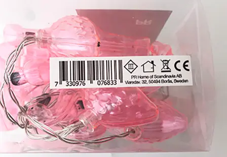 Foto dell’avviso ufficiale: PR Home Flamingo Stringa leggera — rischio: Rischio chimico