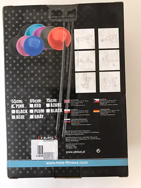 Photo de l’avis officiel: Pilates ball Boule gonflable — risque: Risque chimique