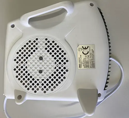 Photo de l’avis officiel: MAT-Company Heizlüfter Radiateur de ventilateur — risque: Choc électrique