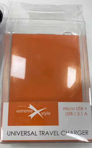 Photo de l’avis officiel: Extreme style Chargeur USB — risque: Choc électrique