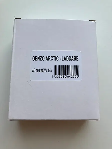 Photo from the official notice: Genzo Genzo Li-ion charger Genzo Arctic Laddare — environment risk