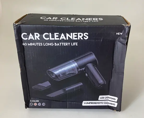 Photo from the official notice: Car Cleaners portable vacuum cleaner — chemical & environment risk