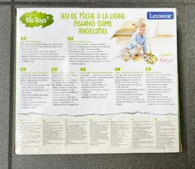 Photo from the official notice: LEXIBOOK Eco-friendly fishing game — choking risk