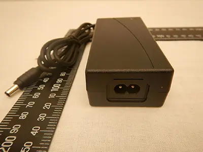 Photo from the official notice: Audiodesign pro active speaker — electric shock risk