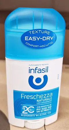 Photo de l’avis officiel: INFASIL INFASIL FRESCHEZZA NATURALE Bâton de déodorant — risque: Risque chimique