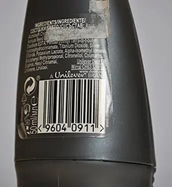 Photo de l’avis officiel: Dove Dove  Men Care Silver Control Pulvérisation de déodorant — risque: Risque chimique