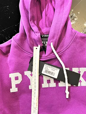 Photo de l’avis officiel: PIREX PIREX Sweat à capuche pour enfants — risque: Blessures & Etranglement