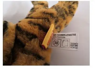 Foto do aviso oficial: FIZZY Bracelet Peluche Safari Brinquedo macio — risco: Engasgamento