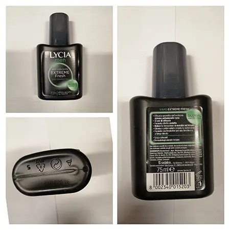 Photo de l’avis officiel: LYCIA LYCIA MEN EXTREME FRESH Déodorant — risque: Risque chimique