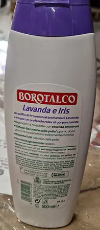 Photo de l’avis officiel: BOROTALCO LAVANDA E IRIS RILASSANTE Gel douche — risque: Risque chimique