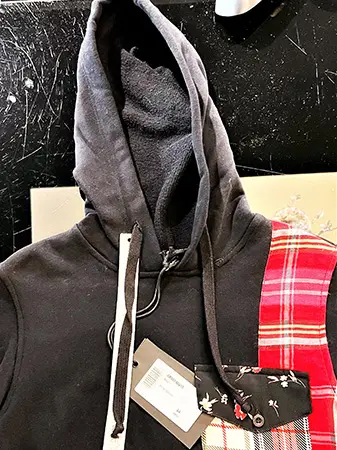Foto aus der offiziellen Meldung: Please Kapuzenpullover für Kinder — Risiko: Verletzungen & Strangulierung (A12/01189/23)