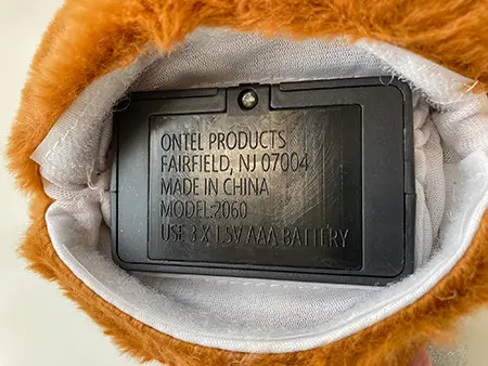 Foto do aviso oficial: Ontel Products Starcuddle Brinquedo com projetor de luz — risco: Ambiente