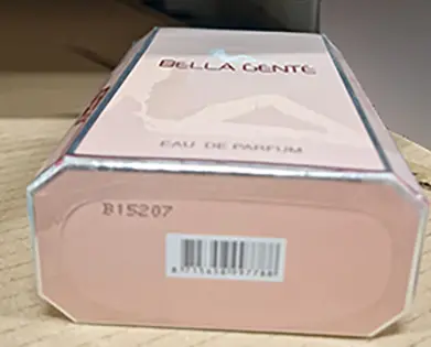 Photo de l’avis officiel: OMERTA ® &amp; BELLA GENTE BELLA GENTE Parfum — risque: Risque chimique