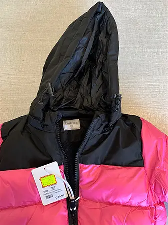 Photo de l’avis officiel: Lollitop Sweat à capuche pour enfants — risque: Blessures & Etranglement