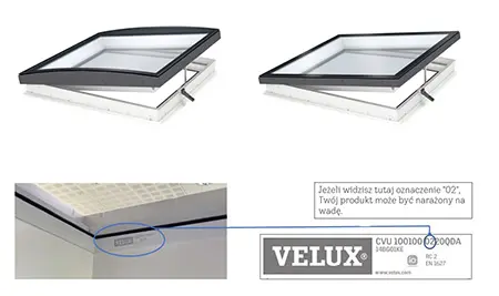 Foto do aviso oficial: Velux Janela do telhado — risco: Choque elétrico
