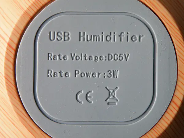 Photo de l’avis officiel: BF Ultrasonic Aroma Humidifier / USB Humidifier Diffuseur d’arômes — risque: Risque microbiologique