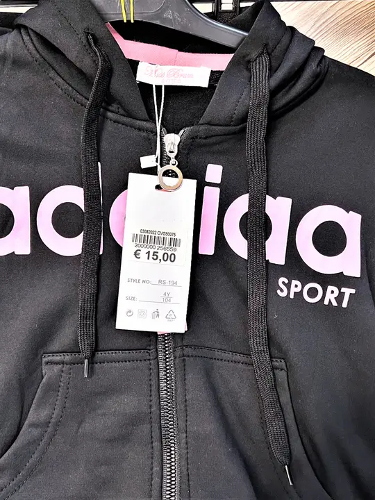 Foto dell’avviso ufficiale: Miss Brum ADDIAA  Sport Felpa per bambini — rischio: Intrappolamento & Lesioni