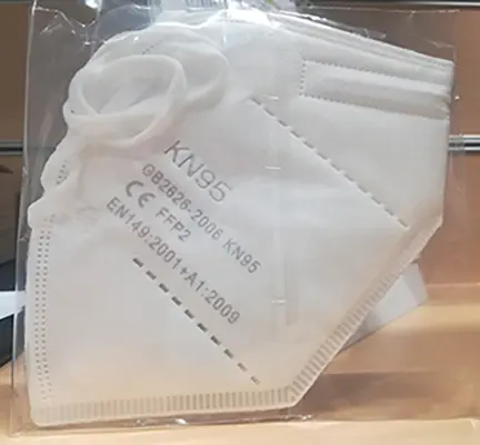 Photo from the official notice: KN95/FFP2 particle filter mask — microbiological risk