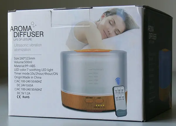 Photo de l’avis officiel: BF Aroma Diffuser Diffuseur d’arômes — risque: Choc électrique & Risque microbiologique