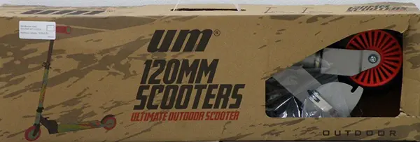 Photo de l’avis officiel: UM 120MM SCOOTERS Scooter de jouets — risque: Blessures