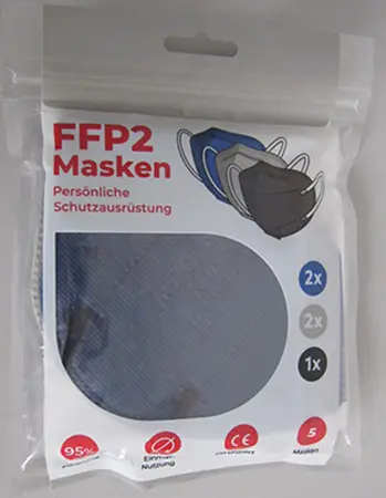Foto uit de officiële melding: Mezorrison Health Science &amp; technology (Shenzen) Co., Ltd. Deeltjesfiltermasker — risico: Gezondheidsrisico/overige