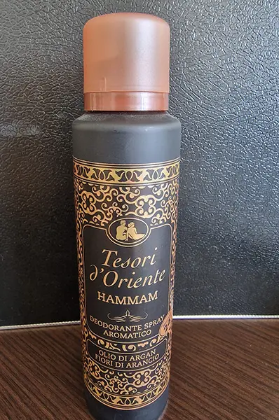 Photo de l’avis officiel: Tesori d'Oriente Tesori D'Oriente Hammam Spray déodorant — risque: Risque chimique