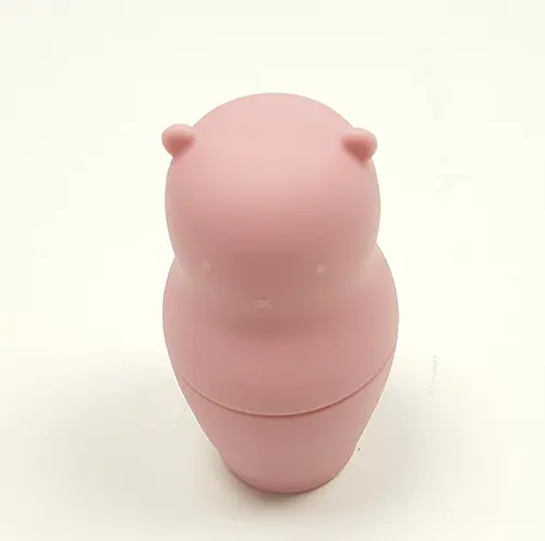 Photo de l’avis officiel: LABEL LABEL Silicone Nesting Toy Bear Pink Jouet de nidification — risque: Étouffement