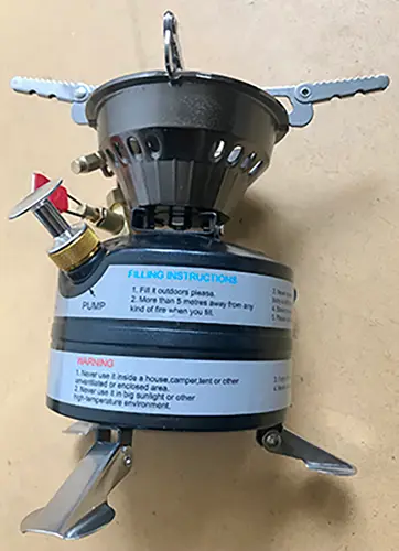Foto dell’avviso ufficiale: BRS Field gasoline stove Stufa a gas portatile — rischio: Rischio chimico