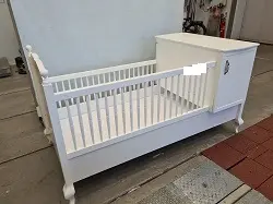 Foto dell’avviso ufficiale: Meltem Elena 80x180 ombouwbaar bed Culla per bambini — rischio: Intrappolamento & Lesioni
