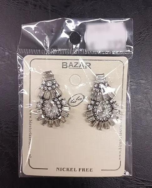 Foto dell’avviso ufficiale: Bazar Orecchini — rischio: Rischio chimico