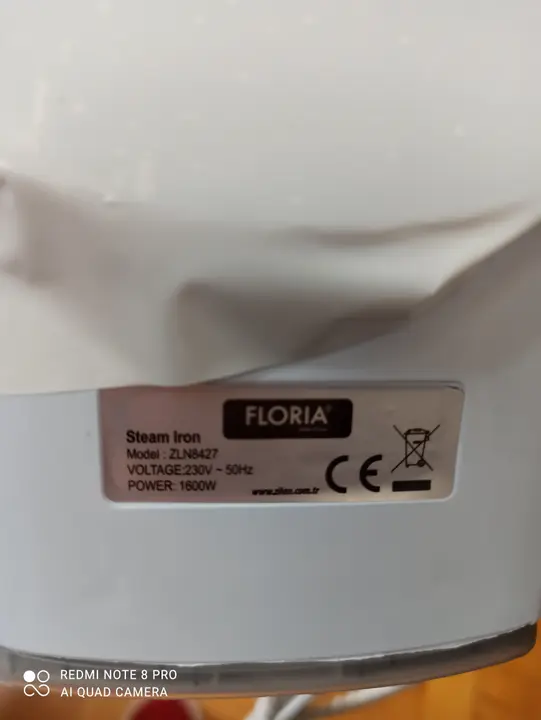 Photo de l’avis officiel: Zilan (Floria) Parno glačalo Fer électrique — risque: Incendie