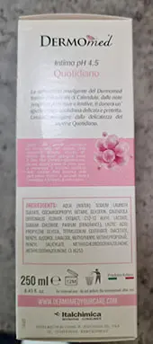 Foto dell’avviso ufficiale: Dermomed Intimo quotidiano ph 4.5 Sapone liquido — rischio: Rischio chimico