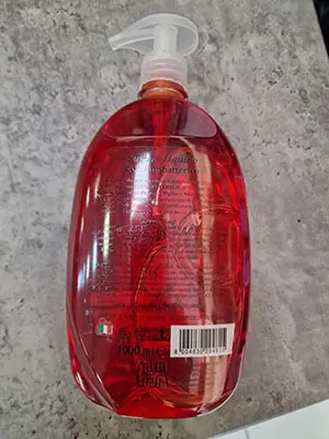 Photo de l’avis officiel: Natural Care Natural Care Savon liquide pour les mains — risque: Risque chimique
