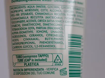 Photo de l’avis officiel: GLICEMILLE Glicemille nutriente Crème pour les mains — risque: Risque chimique (A12/01432/23)