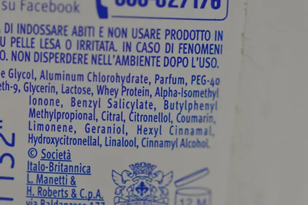 Photo de l’avis officiel: BOROTALCO Invisible fresh Déodorant par pulvérisation — risque: Risque chimique