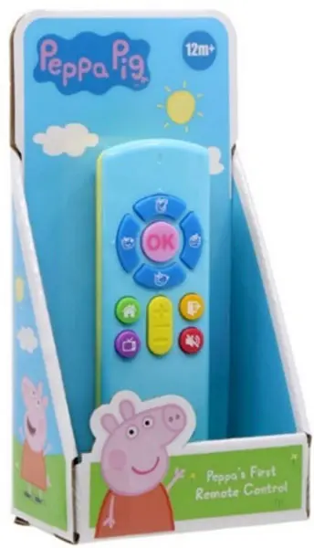 Photo de l’avis officiel: Peppa Pig Toys Peppa's First Remote Control - Blue + Pink Assortment Clés de voiture de jouet — risque: Étouffement