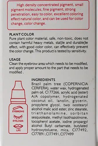 Foto do aviso oficial: Csmcyh / csmc microblading pigment Tinta de tatuagem — risco: Químico