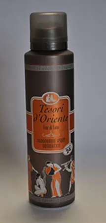 Photo de l’avis officiel: Tesori d'Oriente Tesori D'Oriente Spray déodorant — risque: Risque chimique