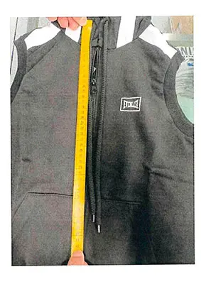 Photo from the official notice: EVERPLAST children's jacket — injuries & strangulation risk