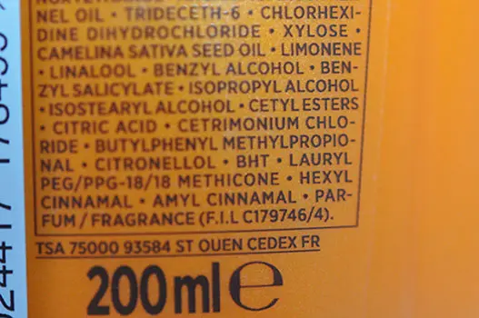 Zdjęcie z oficjalnego zgłoszenia: L'OREAL PARIS Elvive  Liss intense Odżywka do włosów — ryzyko: Chemiczne